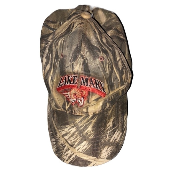 LAKE MARY TREE CAMO BASEBALL HAT - Picture 1 of 2